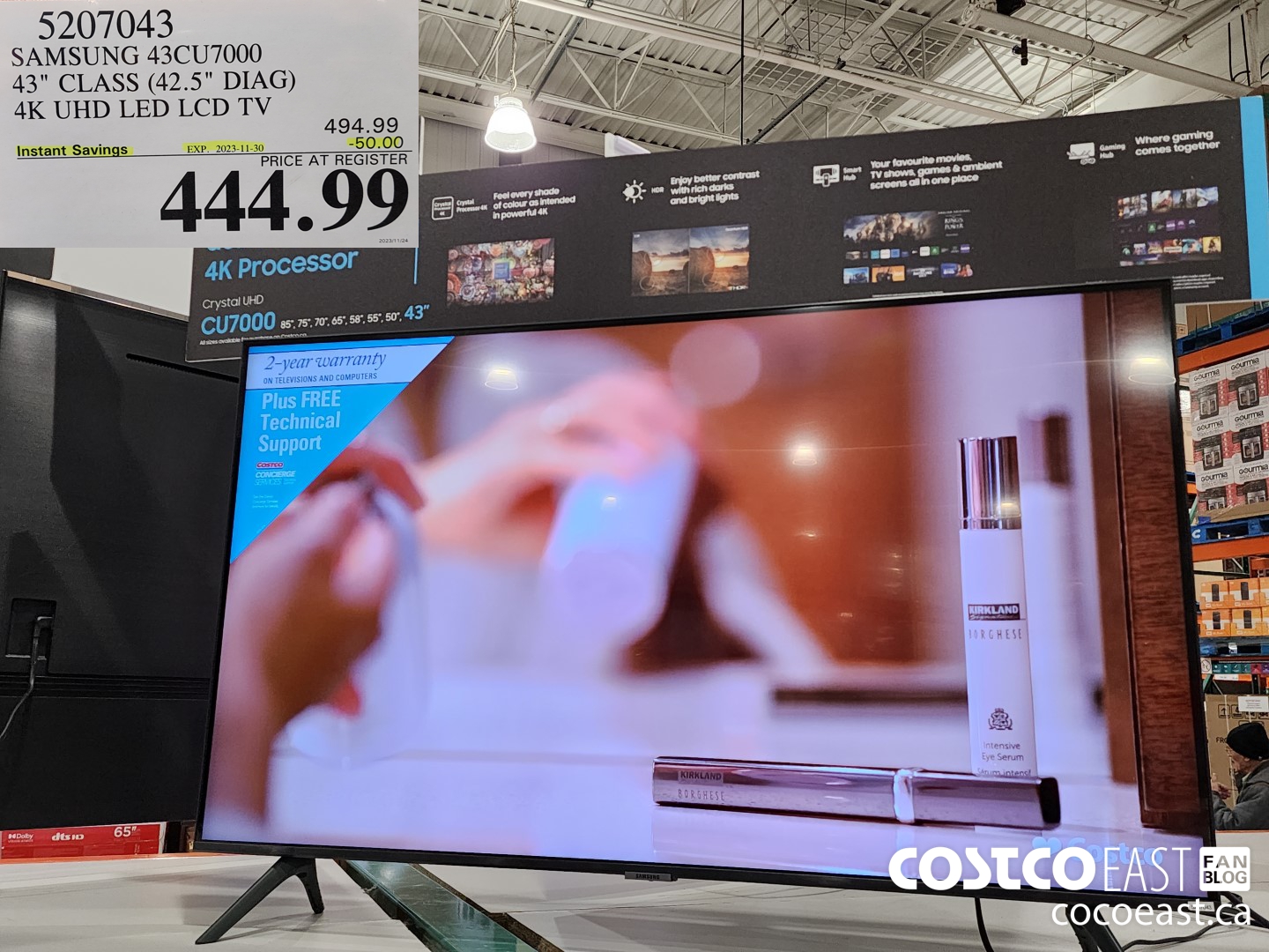 5207043 SAMSUNG 43CU7000 43