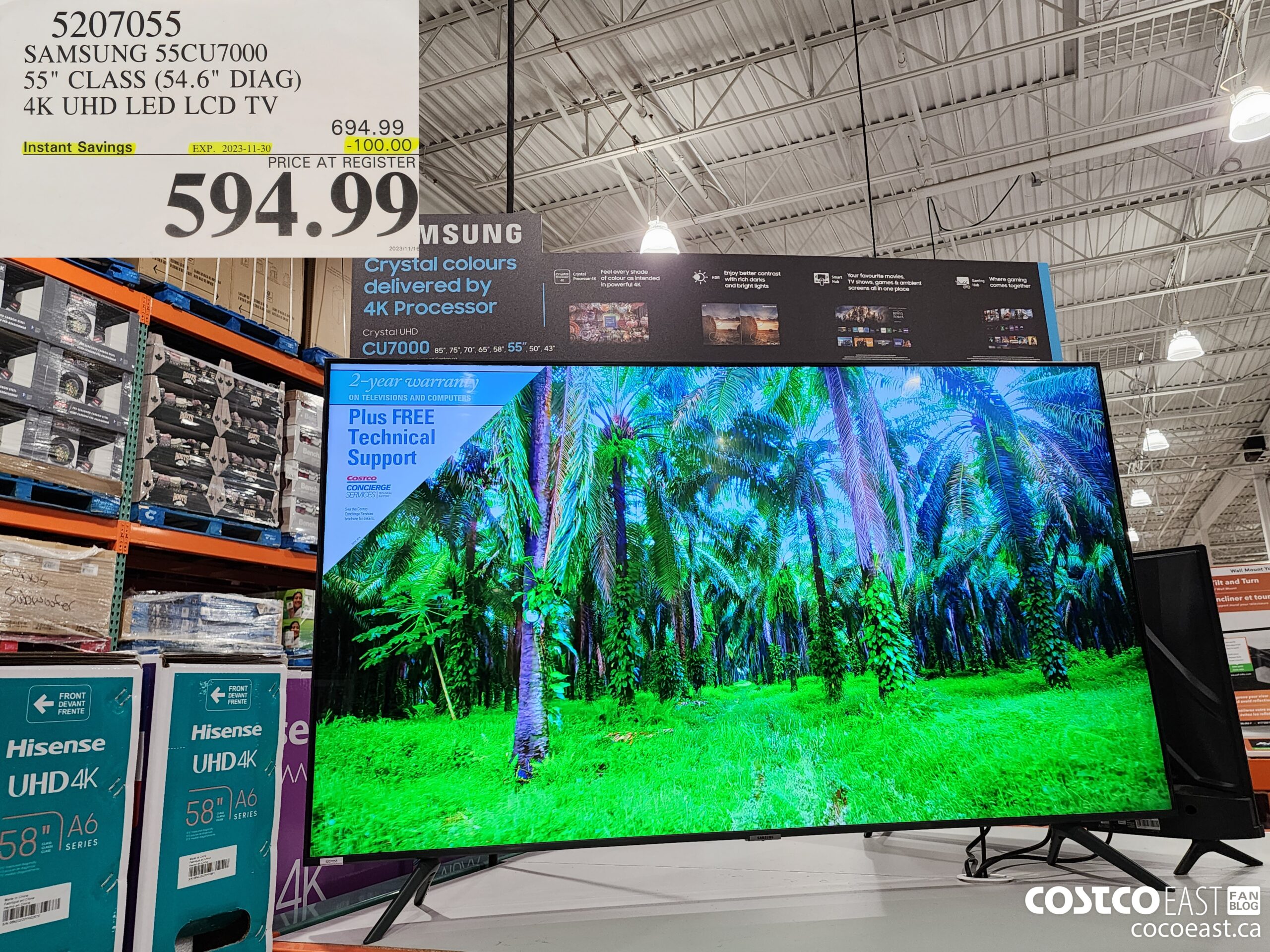 5207055 SAMSUNG 55CU7000 55