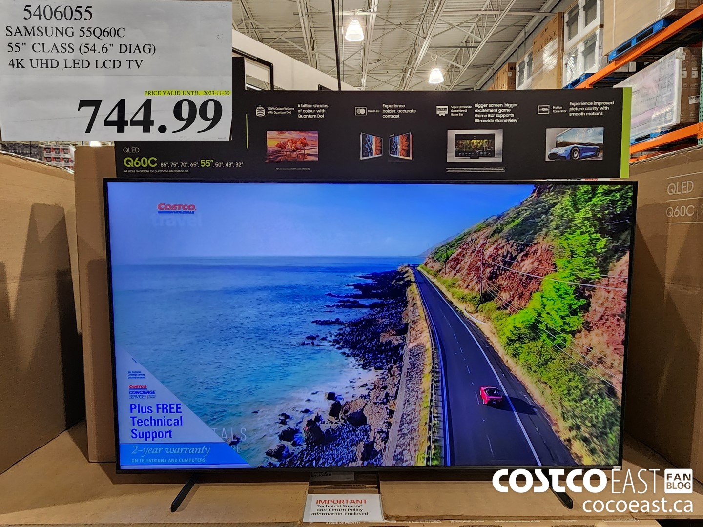 5406055 SAMSUNG 55Q60C 55