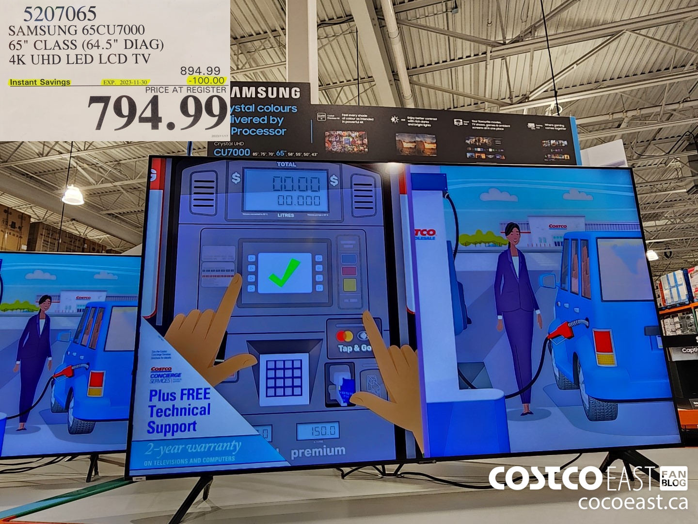 5207065 SAMSUNG 65CU7000 65