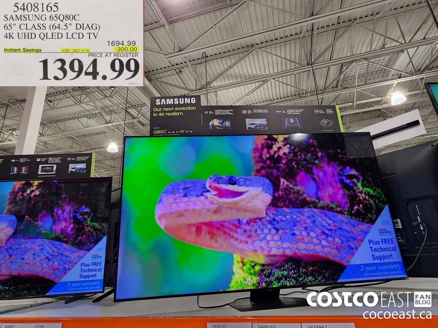 5408165 SAMSUNG 65Q80C 65