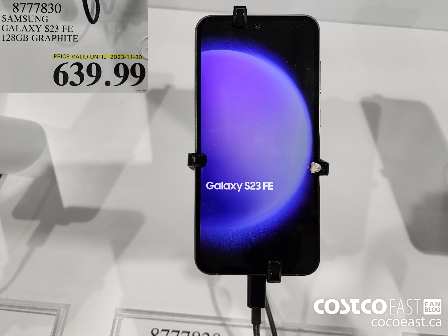 8777830 SAMSUNG GALAXY S23 FE 128GB GRAPHITE $639.99