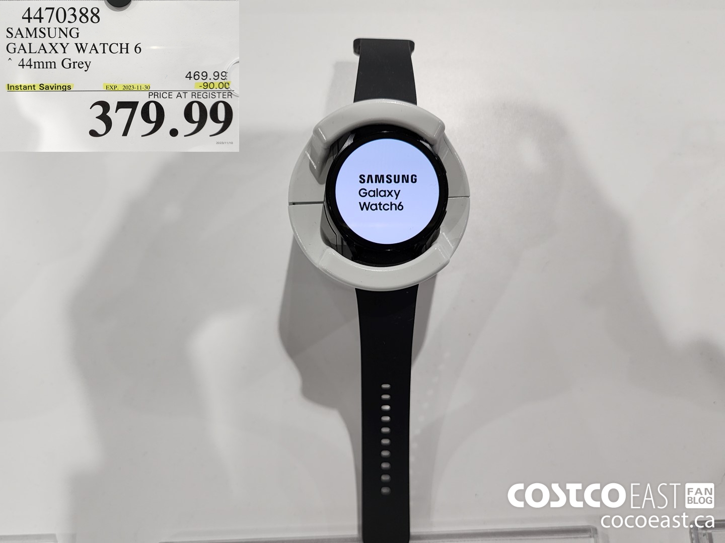 4470388 SAMSUNG GALAXY WATCH 6 44mm Grey ($90.00 INSTANT SAVINGS EXPIRES ON 2023-11-30) $379.99