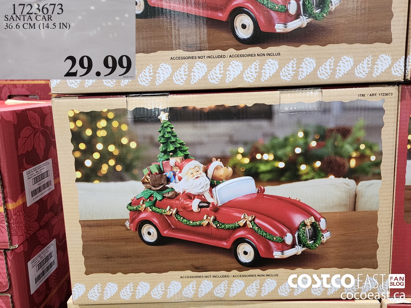 1723673 SANTA CAR 36.6 CM (14.5 IN) $29.99