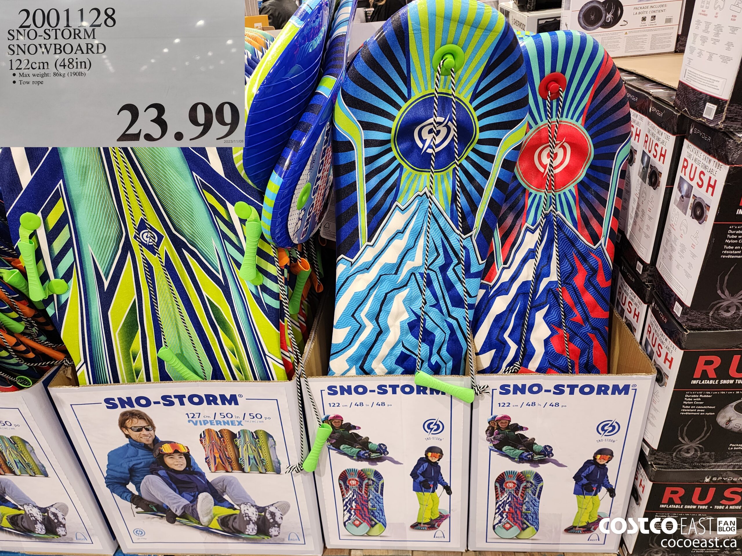 2001128 SNO-STORM SNOWBOARD 122CM (48IN) $23.99