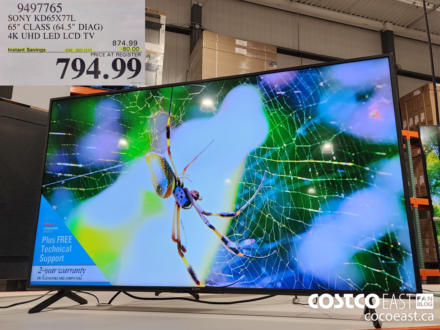 9497765 SONY KD65X77L 65