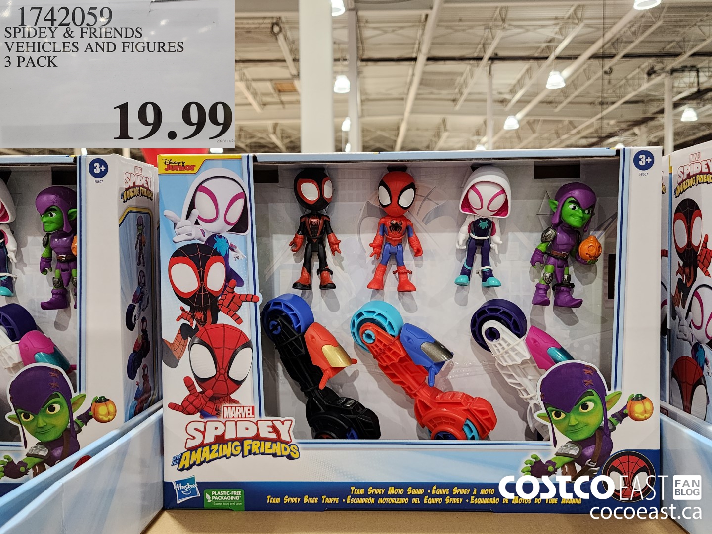 1742059 SPIDEY & FRIENDS VEHICLES AND FIGURES 3 PACK $19.99
