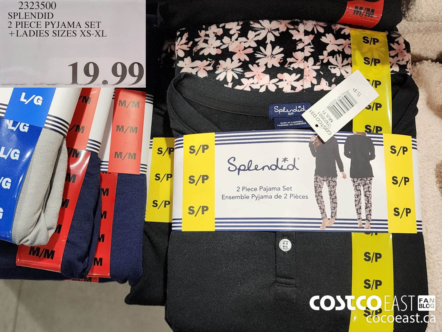 2323500 SPLENDID 2 PIECE PYJAMA SET +LADIES SIZES XS-XL $19.99