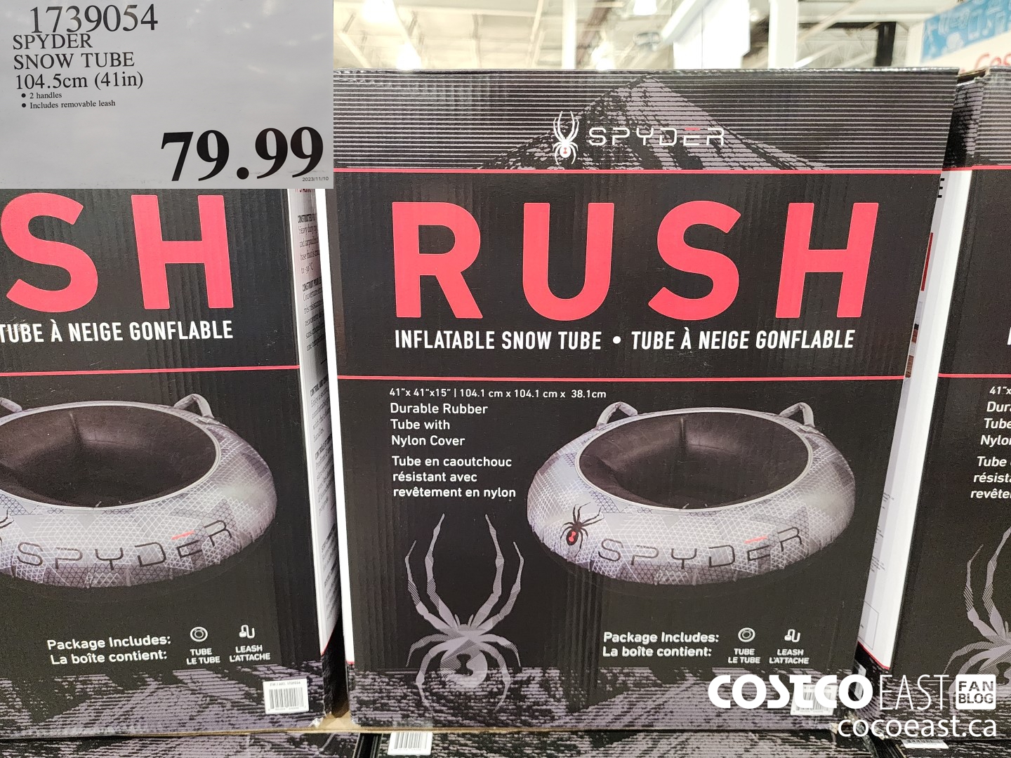 1739054 SPYDER SNOW TUBE 104. cm (41IN) $79.99