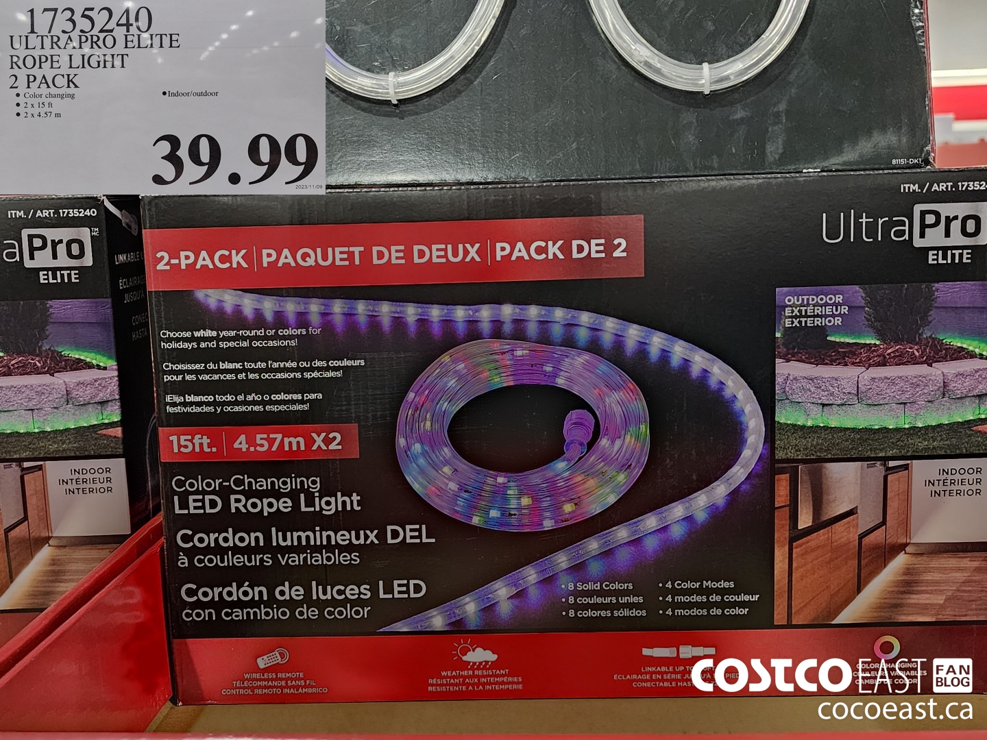 1735240 ULTRAPRO ELITE ROPE LIGHT 2 PACK $39.99