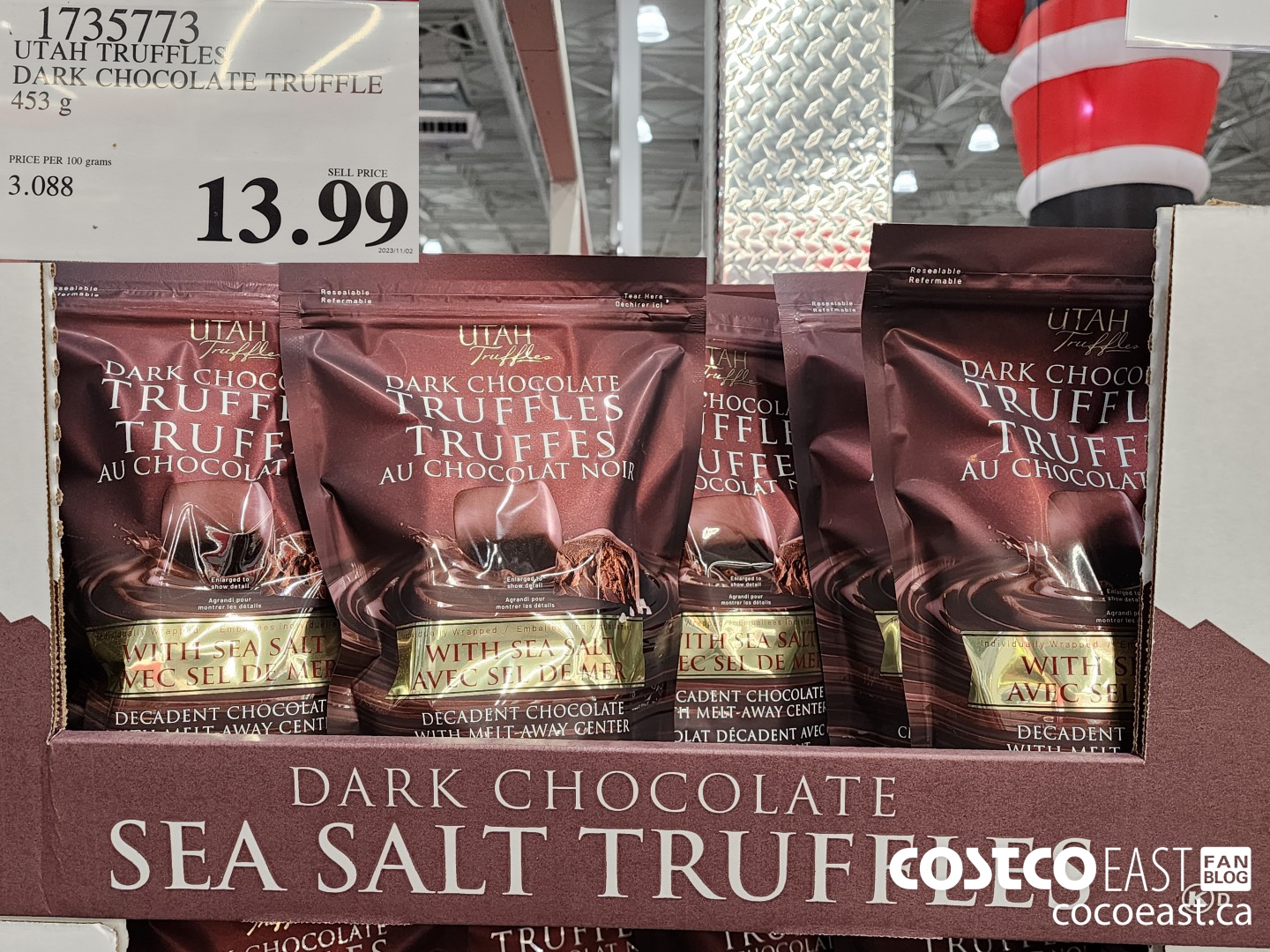 1735773 UTAH TRUFFLES DARK CHOCOLATE 454 g $13.99