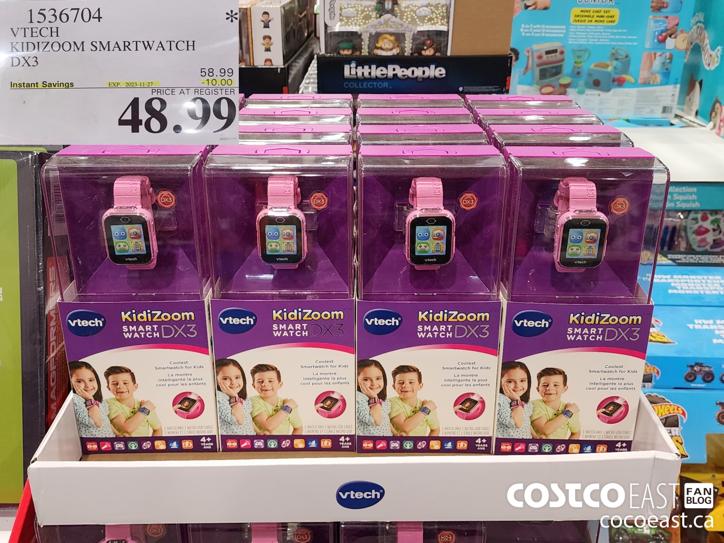 1536704 VTECH KIDIZOOM SMARTWATCH DX3 ($10.00 INSTANT SAVINGS EXPIRES ON 2023-11-27) $48.99