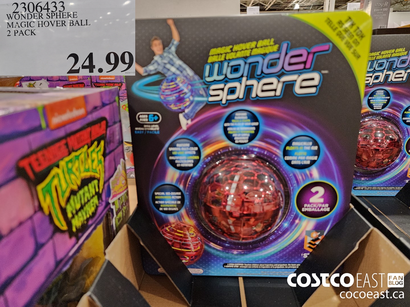 2306433 WONDER SPHERE MAGIC HOVER BALL 2 PACK $24.99