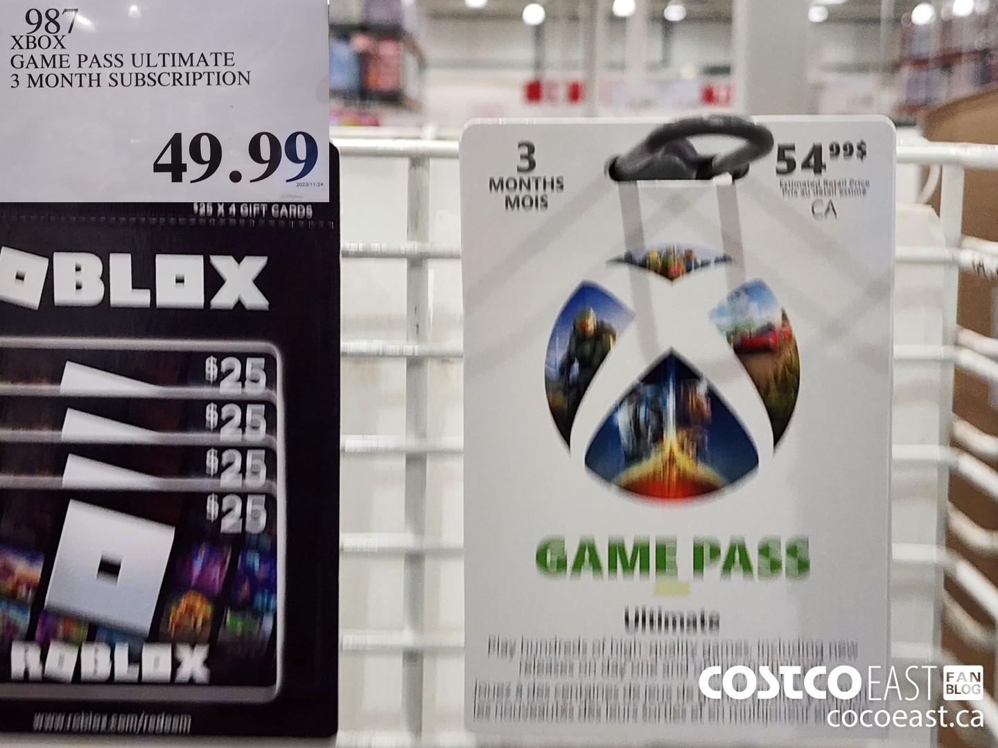 987 XBOX GAME PASS ULTIMATE 3 MONTH SUBSCRIPTION $49.99