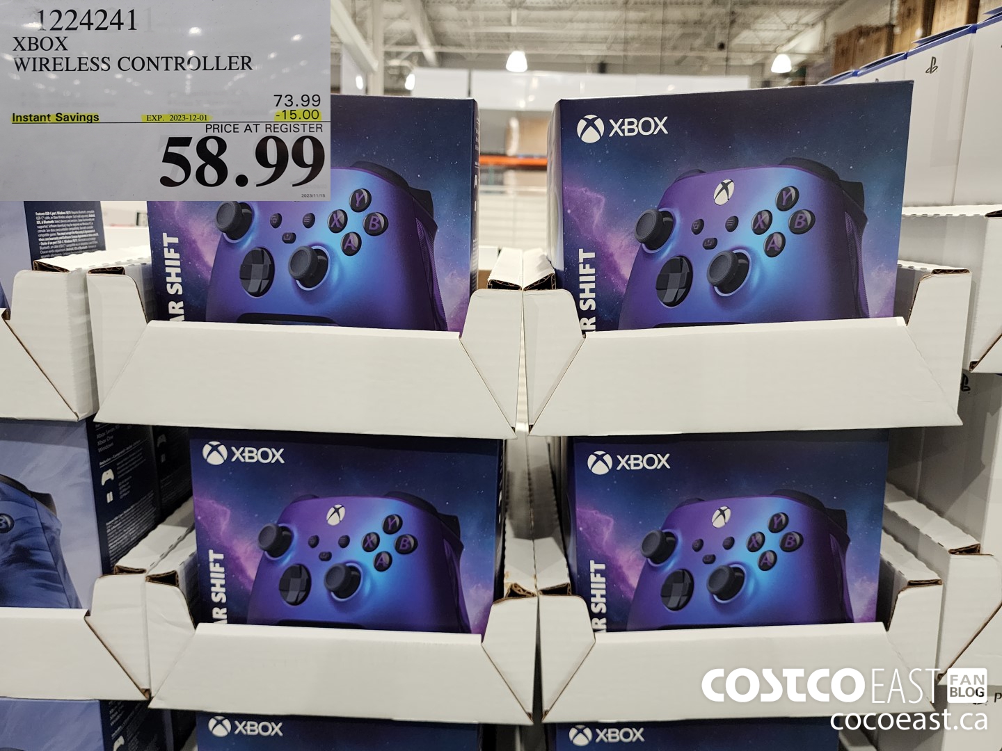 1224241 XBOX WIRELESS CONTROLLER ($15.00 INSTANT SAVINGS EXPIRES ON 2023-12-01) $58.99