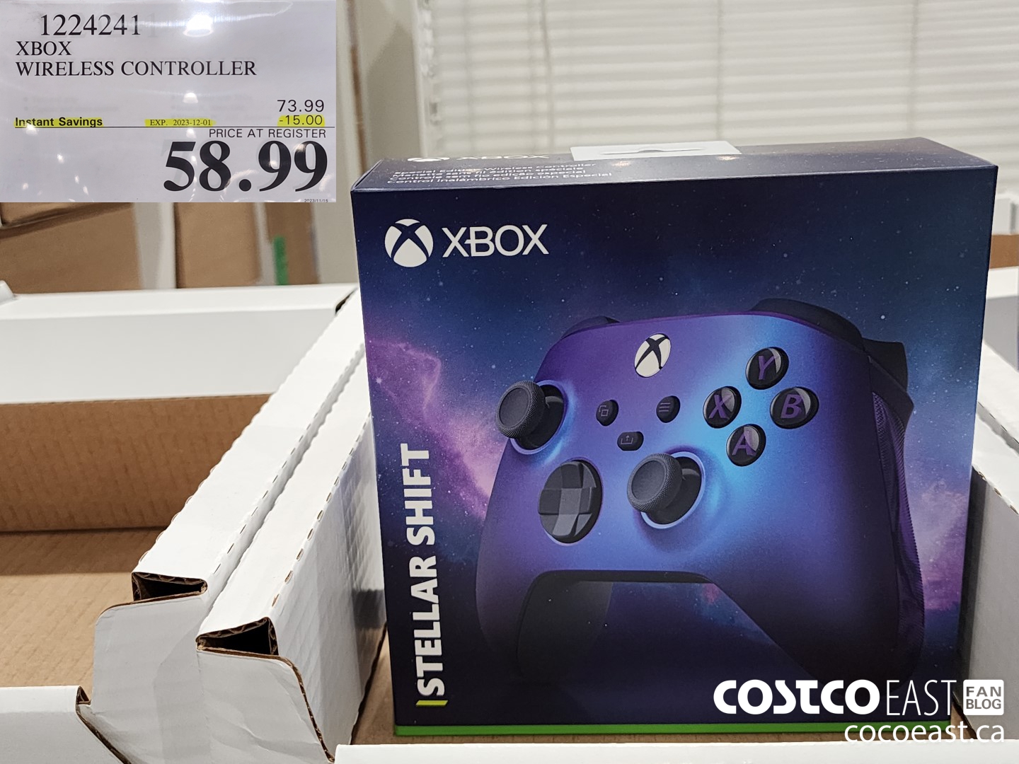 1224241 XBOX WIRELESS CONTROLLER ($15.00 INSTANT SAVINGS EXPIRES ON 2023-12-01) $58.99