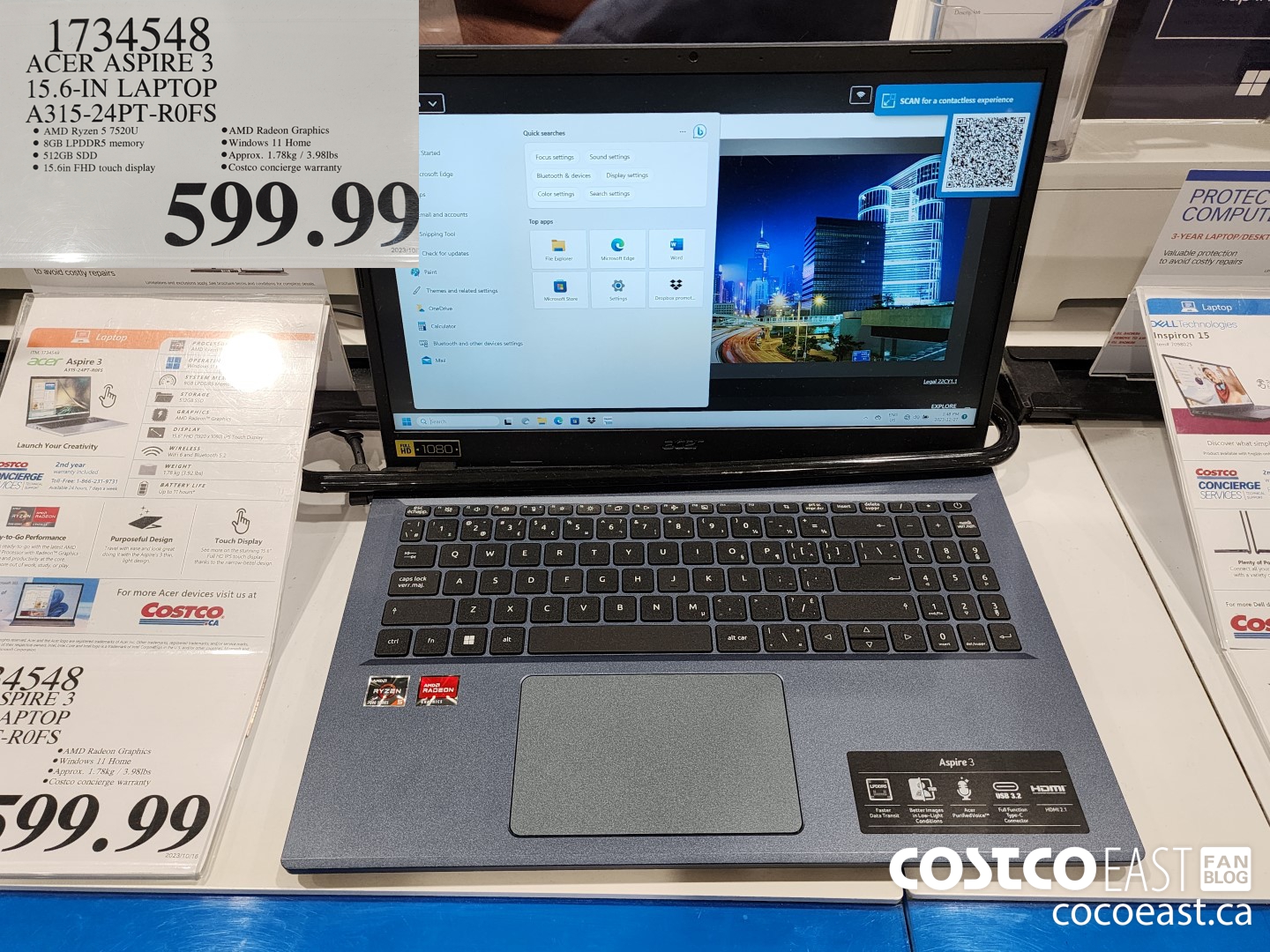 1734548 ACER ASPIRE 3 15.6