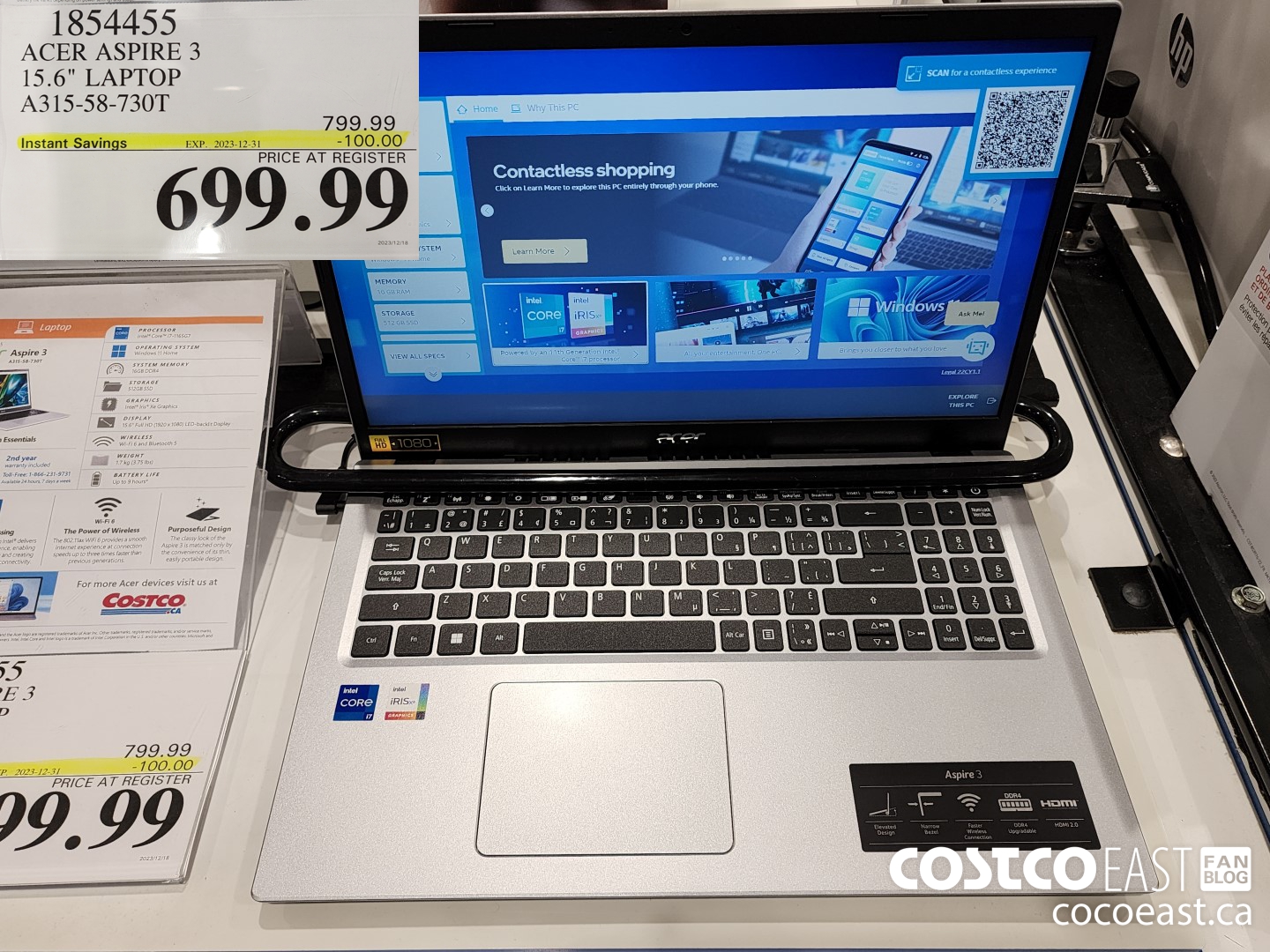 1854455 ACER ASPIRE 3 15.6