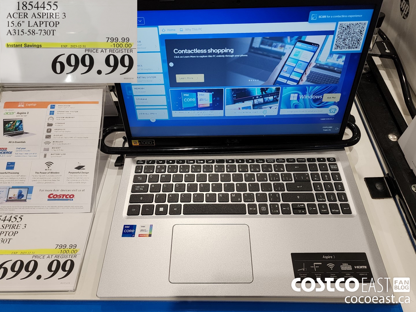 1854455 ACER ASPIRE 3 15.6