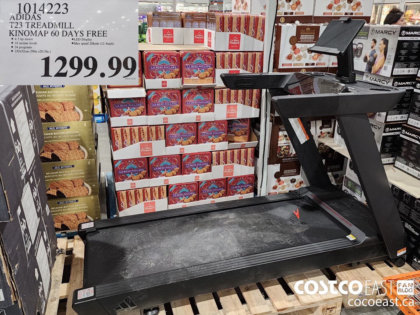 1014223 ADIDAS 123 TREADMILL KINOMAP 60 DAYS FREE $1299.99