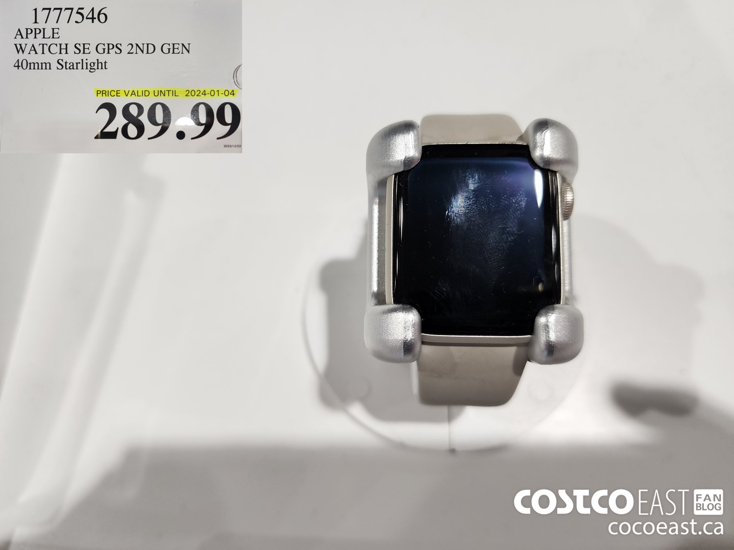 1777546 APPLE WATCH SE GPS 2ND GEN 40mm Starlight $289.99