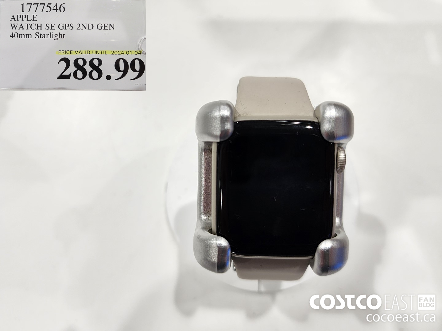 1777546 APPLE WATCH SE GPS 2ND GEN 40mm Starlight $288.99