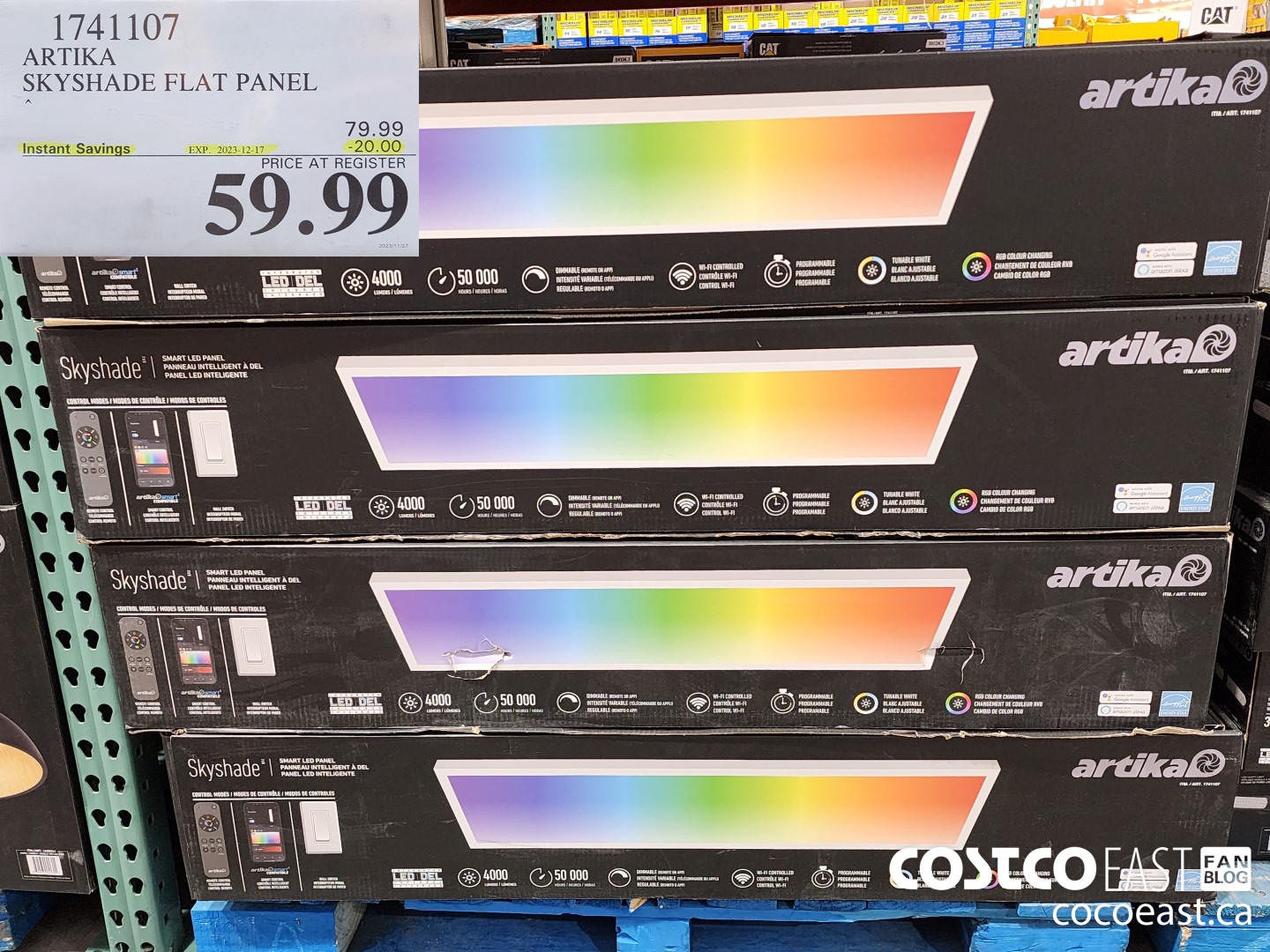 1741107 ARTIKA SKYSHADE FLAT PANEL ($20.00 INSTANT SAVINGS EXPIRES ON 2023-12-17) $59.99