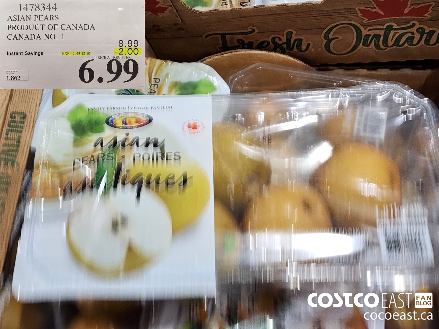 1478344 ASIAN PEARS PRODUCT OF CANADA CANADA NO. 1 ($2.00 INSTANT SAVINGS EXPIRES ON 2023-12-10) $6.99