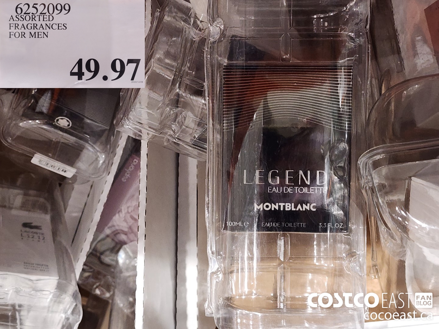 6252099 ASSORTED FRAGRANCES FOR MEN $49.97