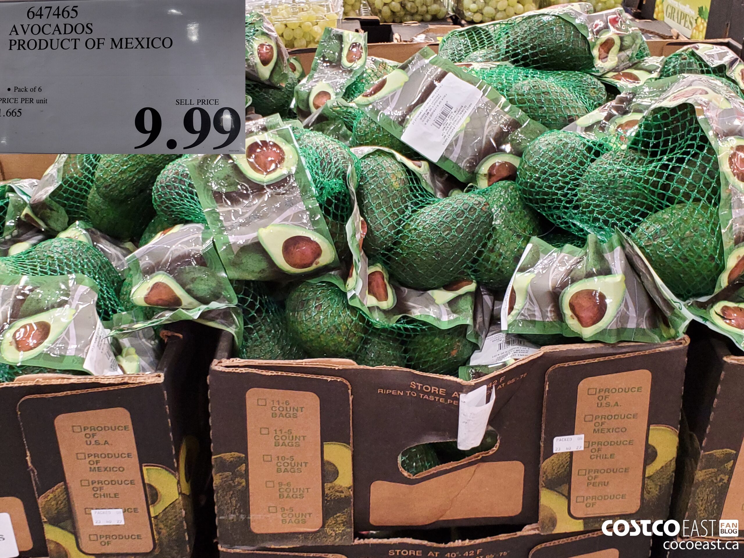 647465 AVOCADOS PRODUCT OF MEXICO $9.99