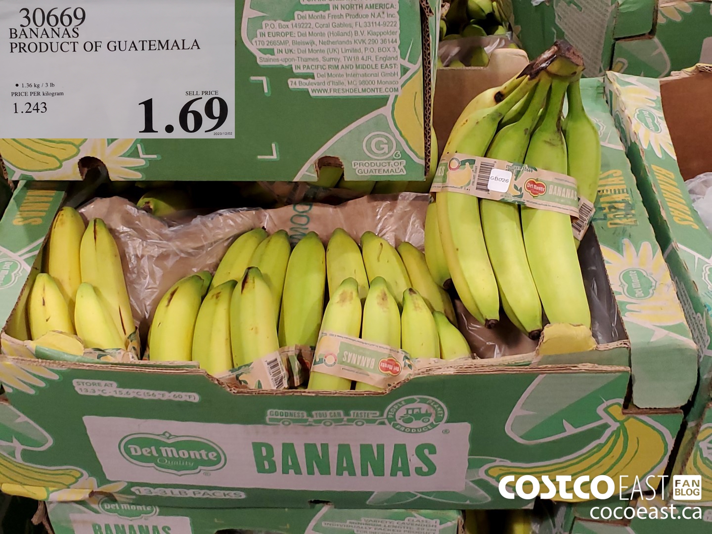 30669 BANANAS PRODUCT OF GUATEMALA $1.69