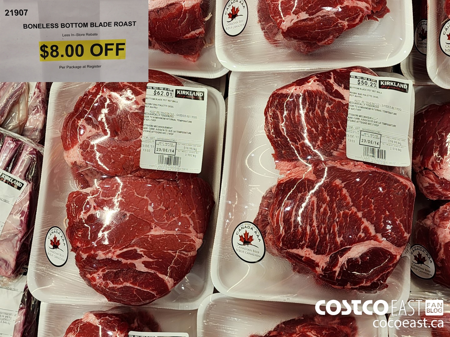 21907 BONELESS BOTTOM BLADE ROAST ($8.00 INSTANT SAVINGS)