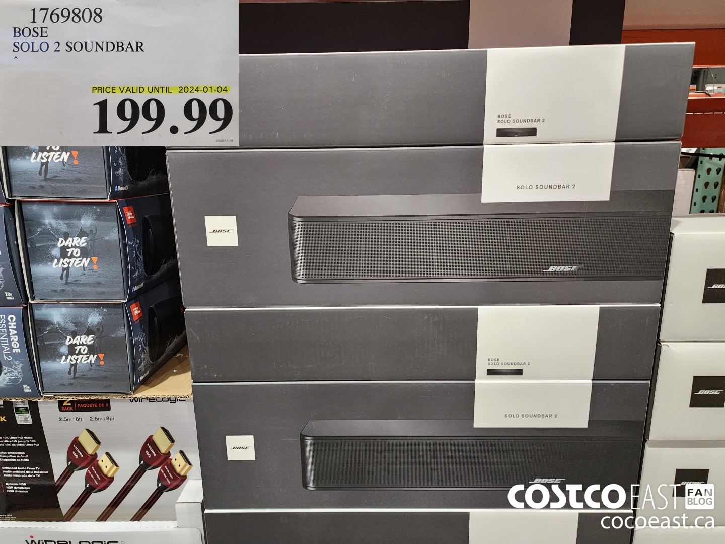 1769808 BOSE SOLO 2 SOUNDBAR $199.99