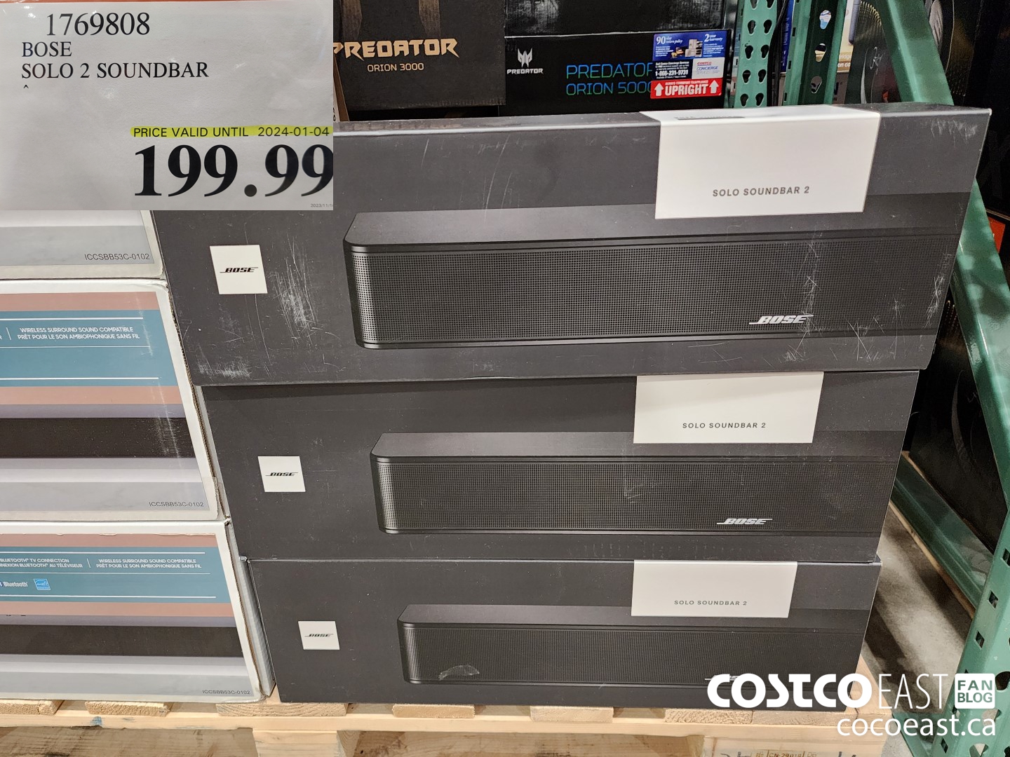 1769808 BOSE SOLO 2 SOUNDBAR $199.99