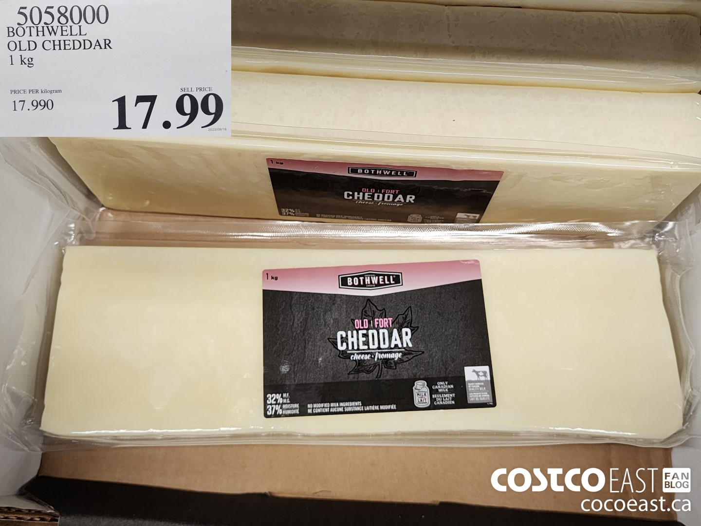 5058000 BOTHWELL OLD CHEDDAR 1 KG $17.99