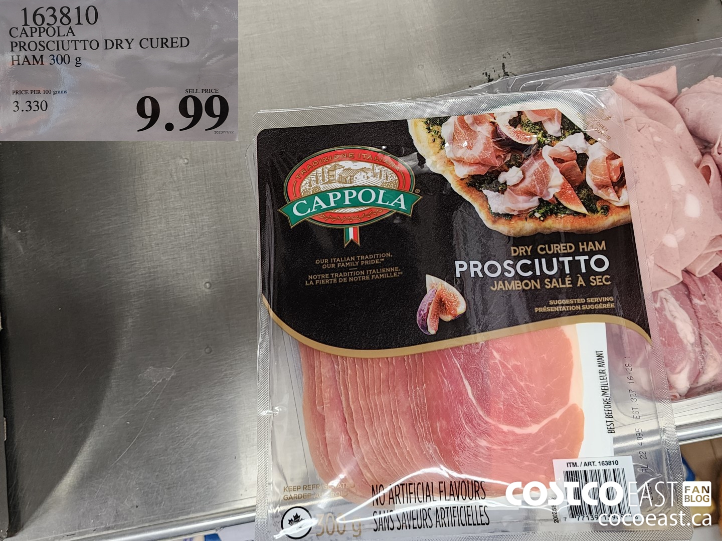 163810 CAPPOLA PROSCIUTTO DRY CURED HAM 300G $9.99