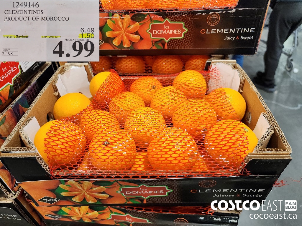 1249146 CLEMENTINES PRODUCT OF MOROCCO ($1.50 INSTANT SAVINGS EXPIRES ON 2023-12-17) $4.99