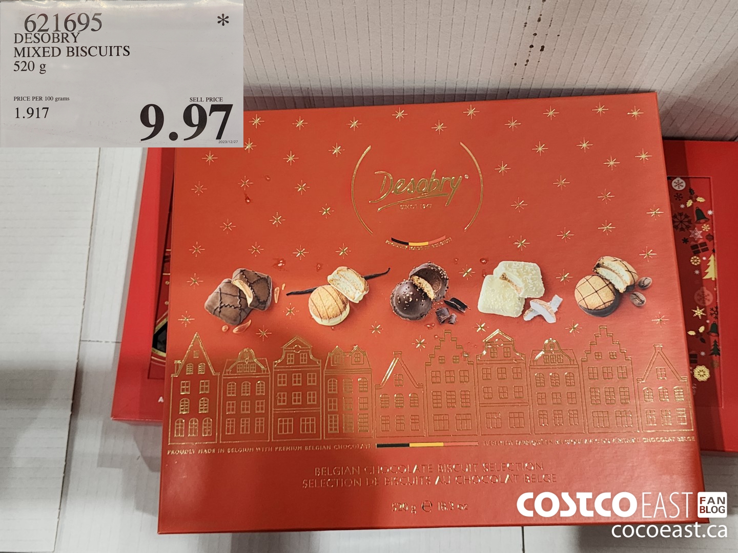 621695 DESOBRY MIXED BISCUITS 520 g $9.97