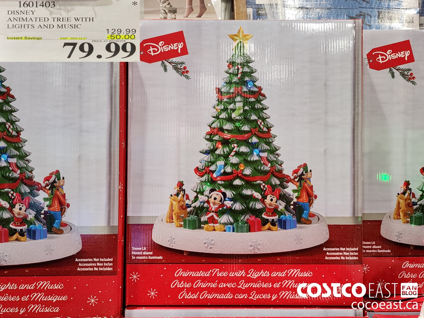 1601403 DISNEY ANIMATED TREE WITH LIGHTS AND MUSIC ($50.00 INSTANT SAVINGS EXPIRES ON 2023-12-17) $79.99
