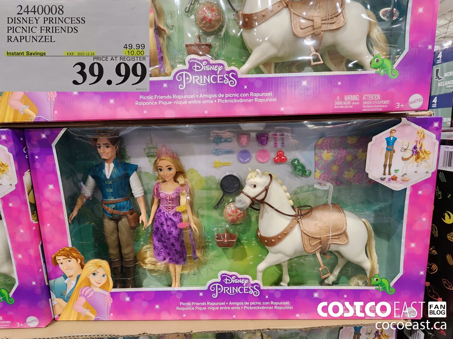 2440008 DISNEY PRINCESS PICNIC FRIENDS RAPUNZEL ($10.00 INSTANT SAVINGS EXPIRES ON 2023-12-24) $39.99