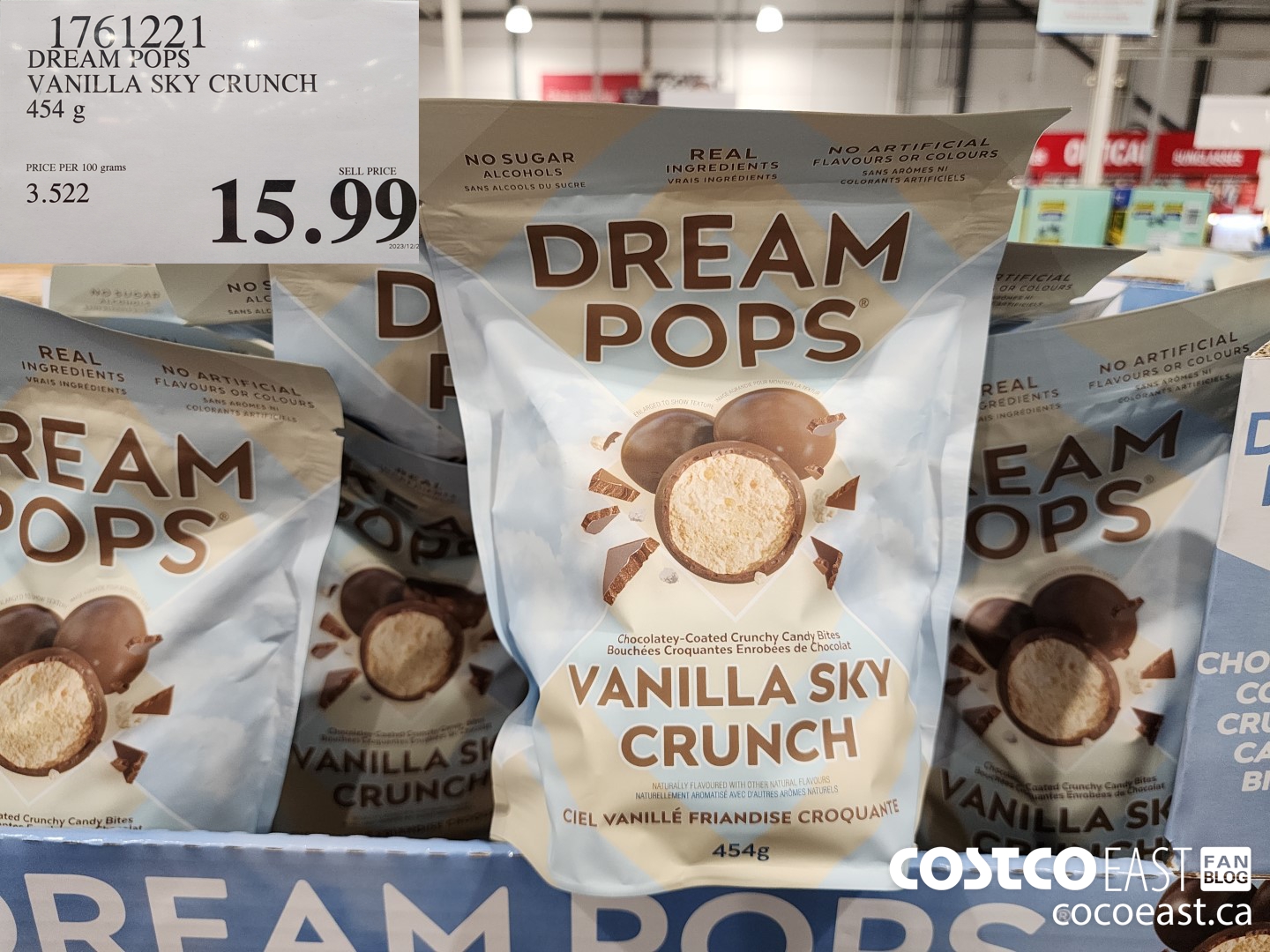 1761221 DREAM POPS VANILLA SKY CRUNCH 454 g $15.99