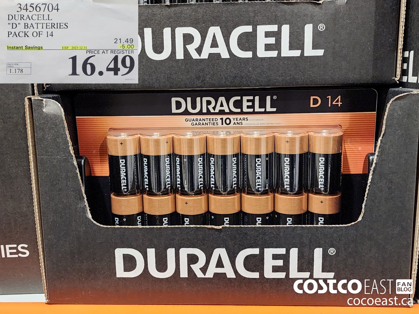 3456704 DURACELL 