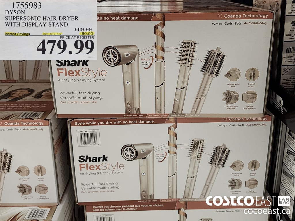 1755983 DYSON SUPERSONIC HAIR DRYER WITH DISPLAY STAND ($90.00 INSTANT SAVINGS EXPIRES ON 2023-12-28) $479.99