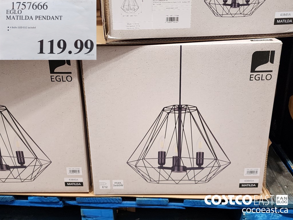 1757666 EGLO MATILDA PENDANT $119.99