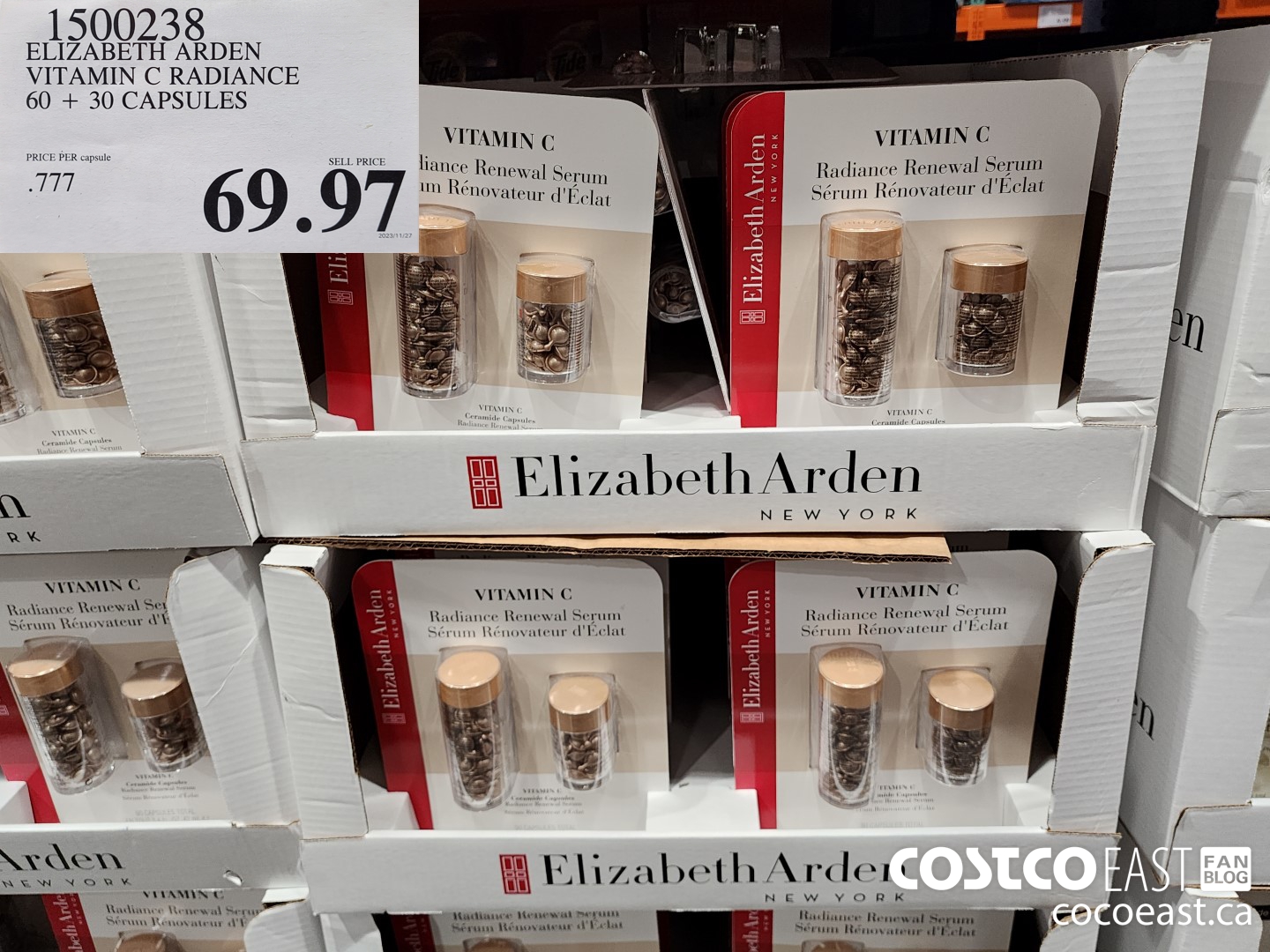 1500238 ELIZABETH ARDEN VITAMIN C RADIANCE 60 + 30 CAPSULES $69.97