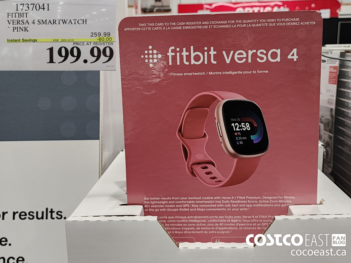 Montre fitbit versa discount costco