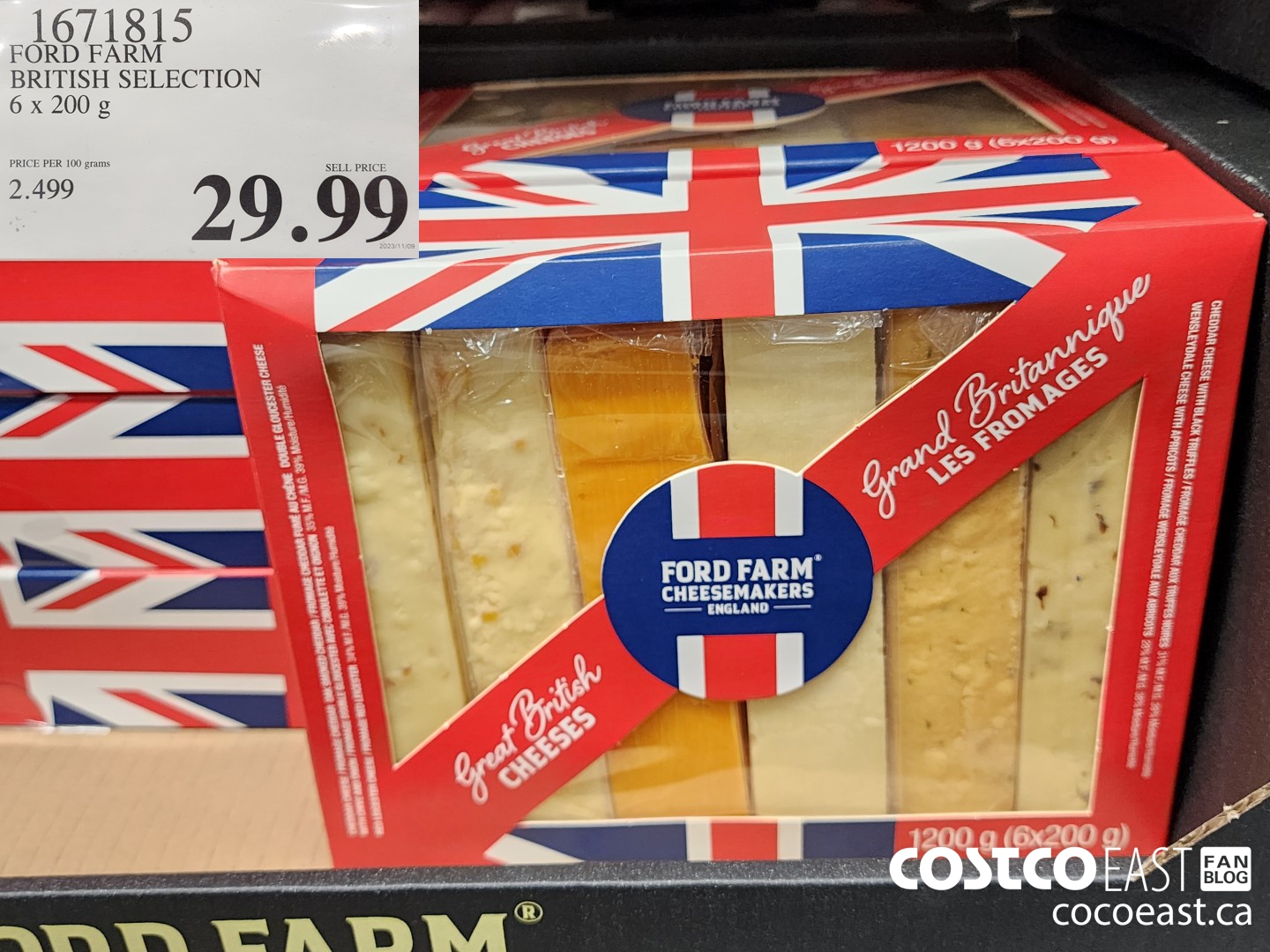 1671815 FORD FARM BRITISH SELECTION 6 x 200 g $29.99