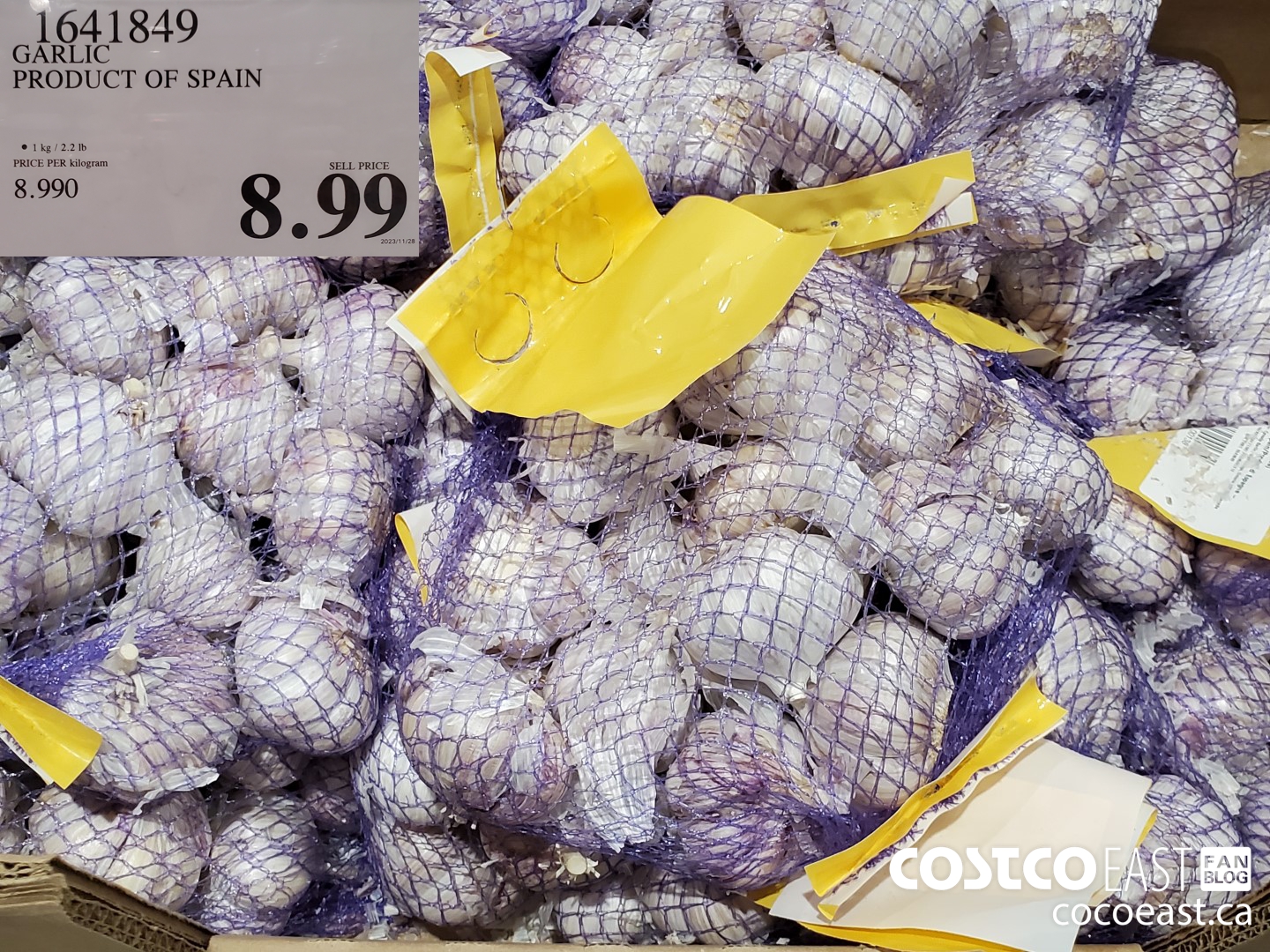 1641849 GARLIC PRODUCT OF SPAIN $8.99