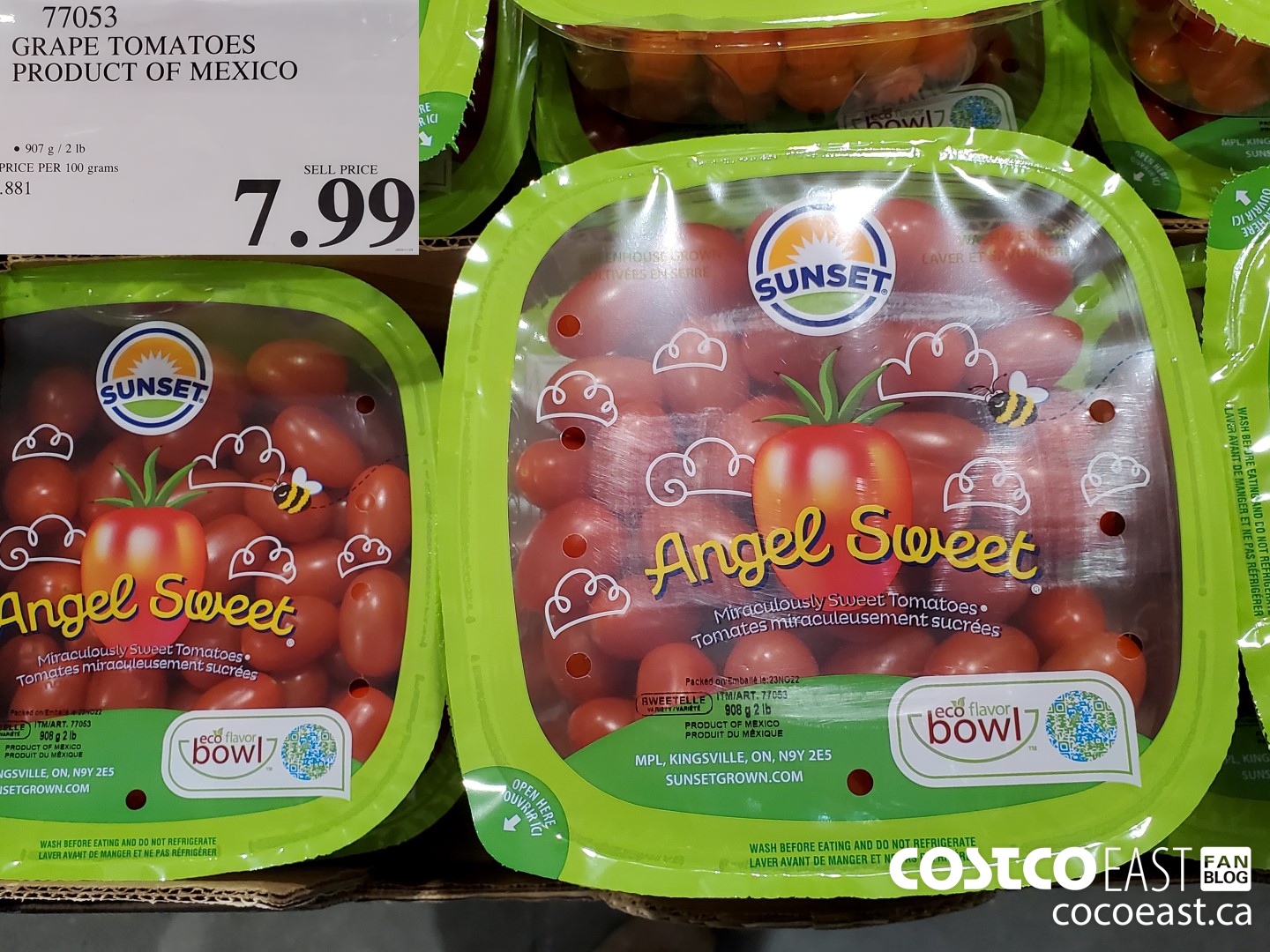 771053 GRAPE TOMATOES PRODUCT OF MEXICO $7.99