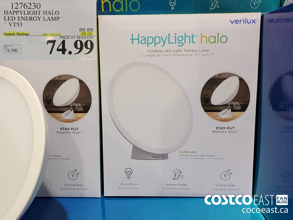 1276230 HAPPYLIGHT HALO LED ENERGY LAMP VT53 ($25.00 INSTANT SAVINGS EXPIRES ON 2023-12-17) $74.99